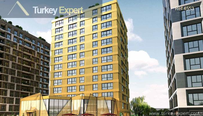 106residential apartment project in istanbul variety of flats for different24