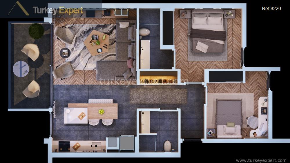 modern apartment in kusadasi with open views27